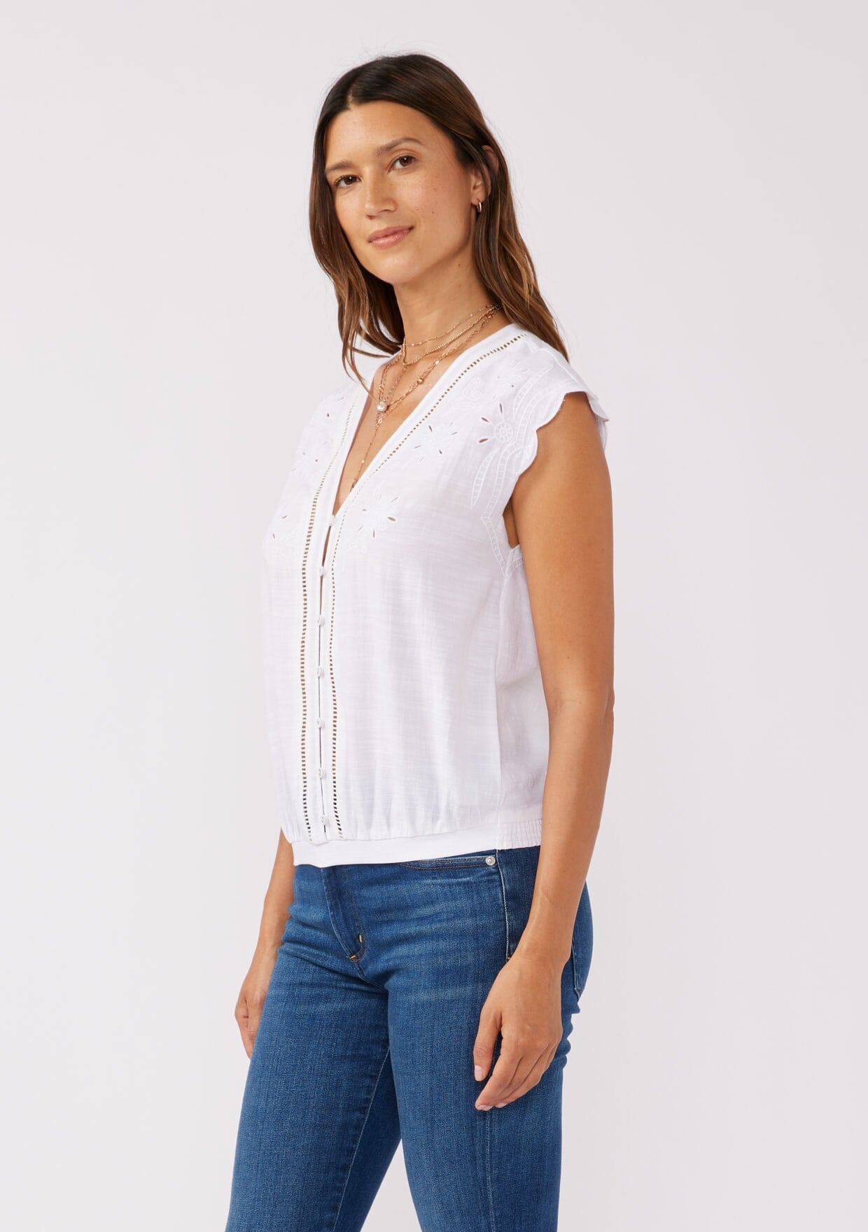 Teresa Embroidered Top