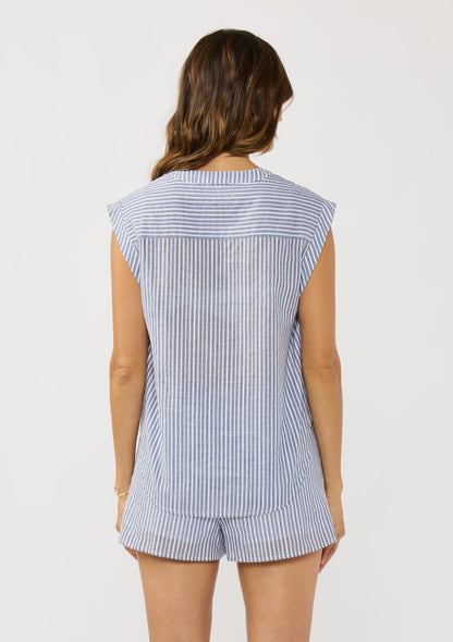 Coastline Striped Top
