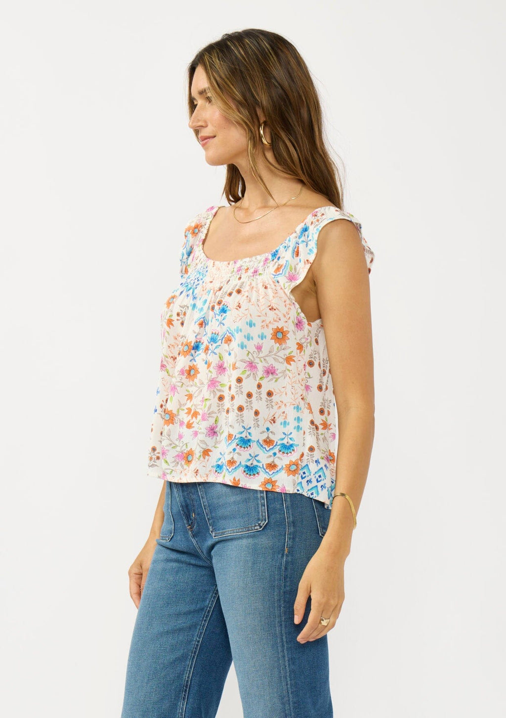 Calista Flutter Sleeve Top