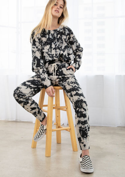 Downtown Splatter Dye Jogger