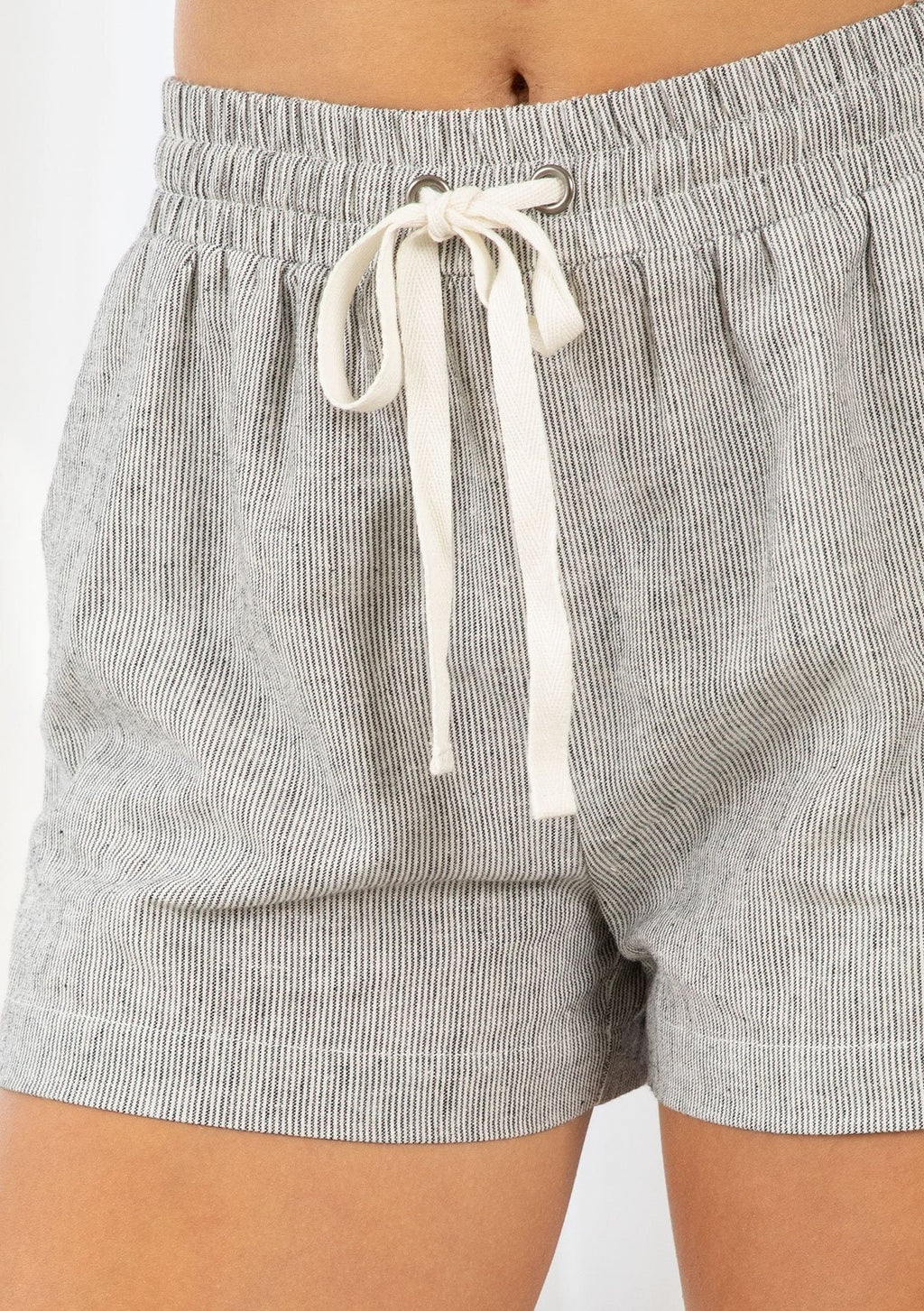 Kinsley Linen Stripe Shorts