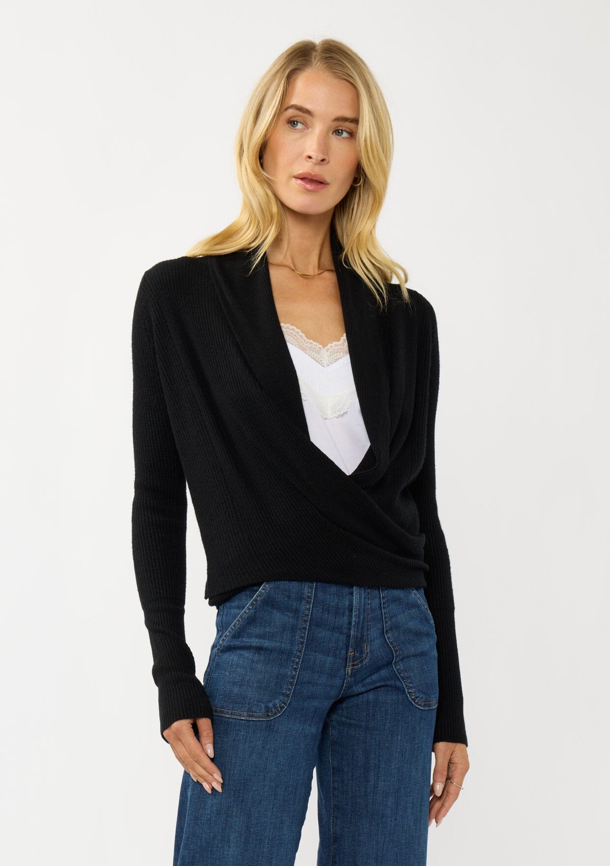 Willa Tie Front Sweater