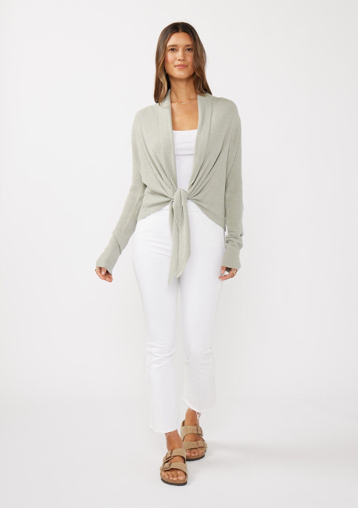 Willa Tie Front Sweater