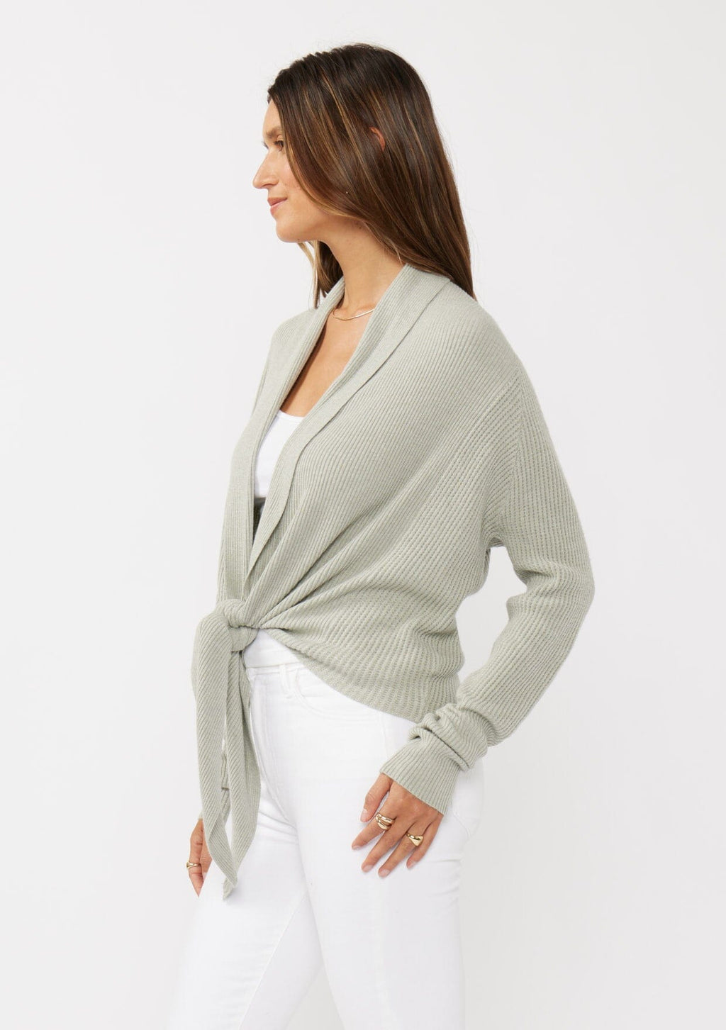 Willa Tie Front Sweater