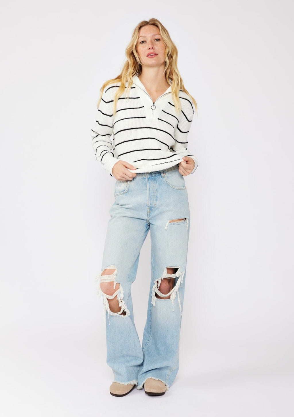 Metro Stripe Sweater