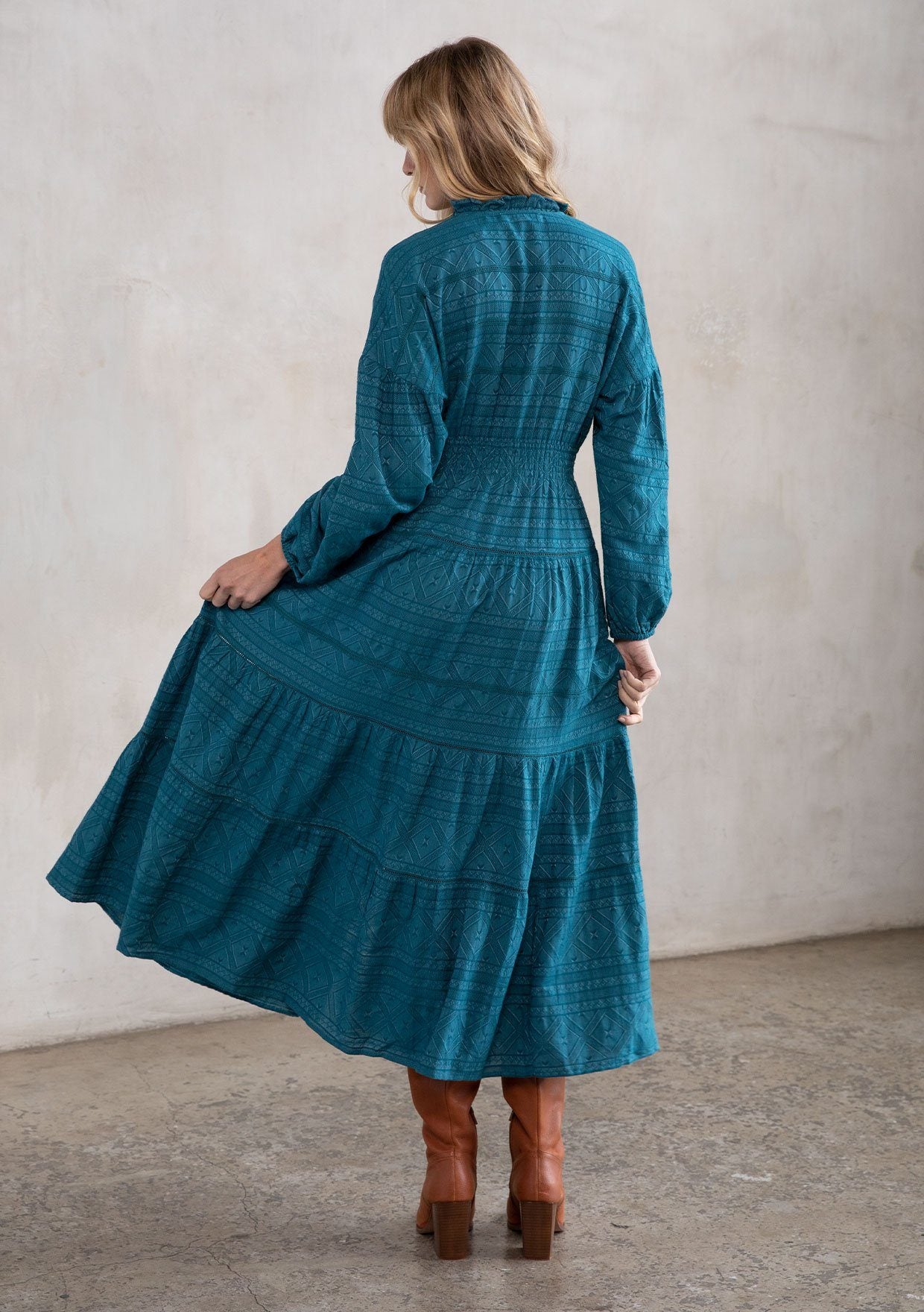 Isn't It Romantic Maxi Peasant Dress