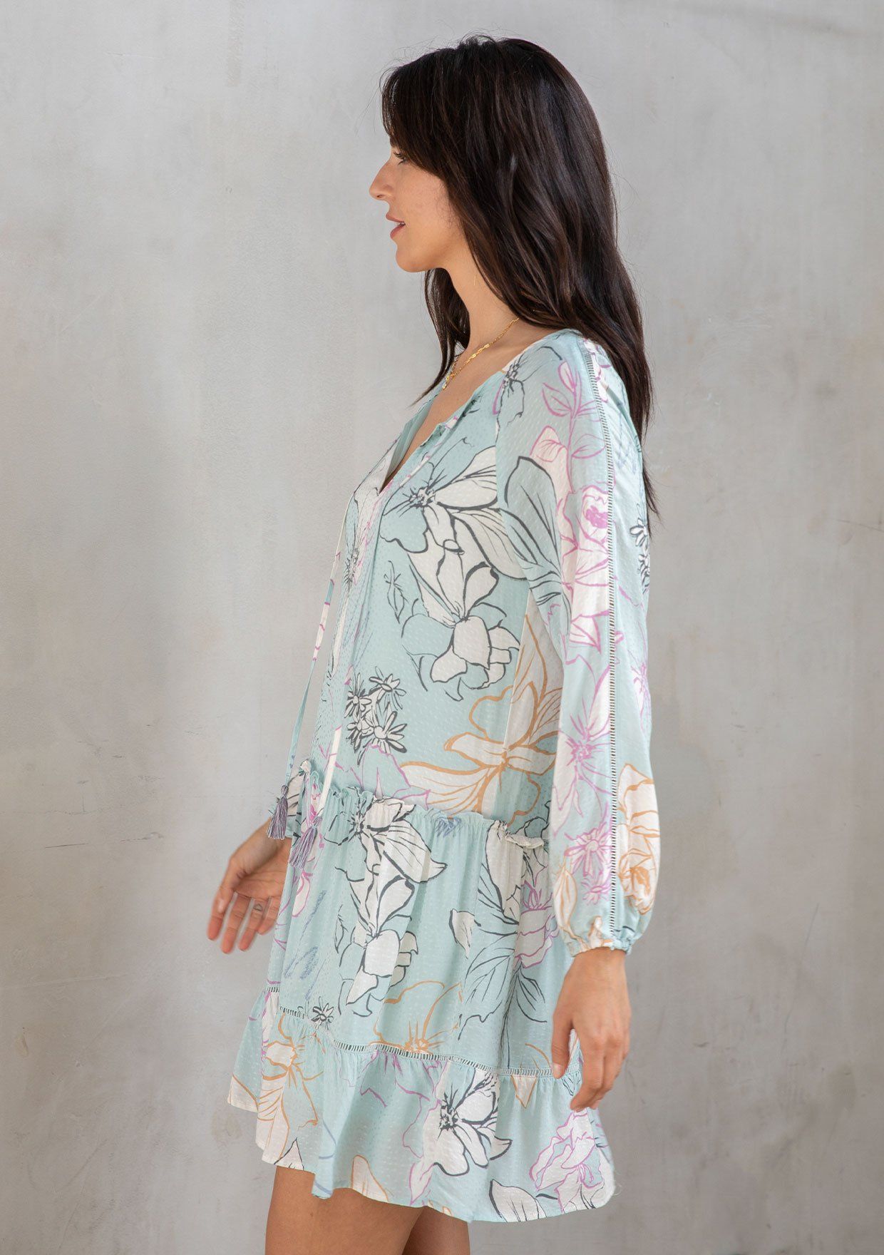 Modern Love Floral Mini Dress