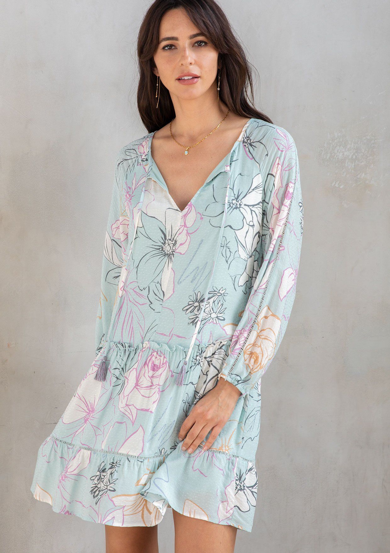 Modern Love Floral Mini Dress