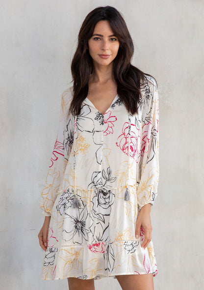 Modern Love Floral Mini Dress