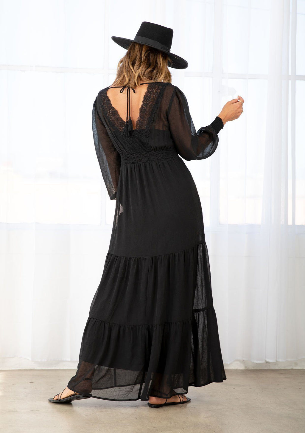 Casablanca Lace Maxi Dress