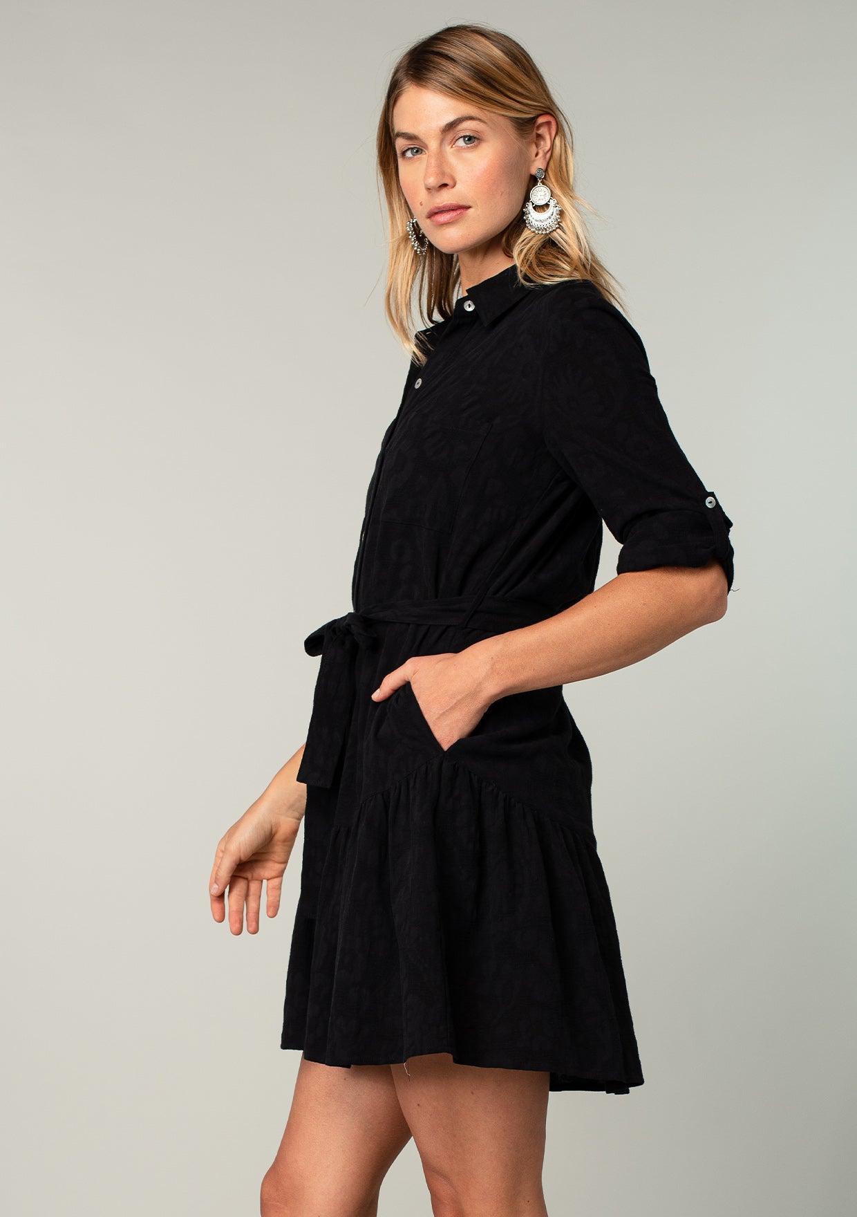 On The Road Mini Shirt Dress
