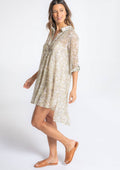 Morgane Sheer Shirt Dress