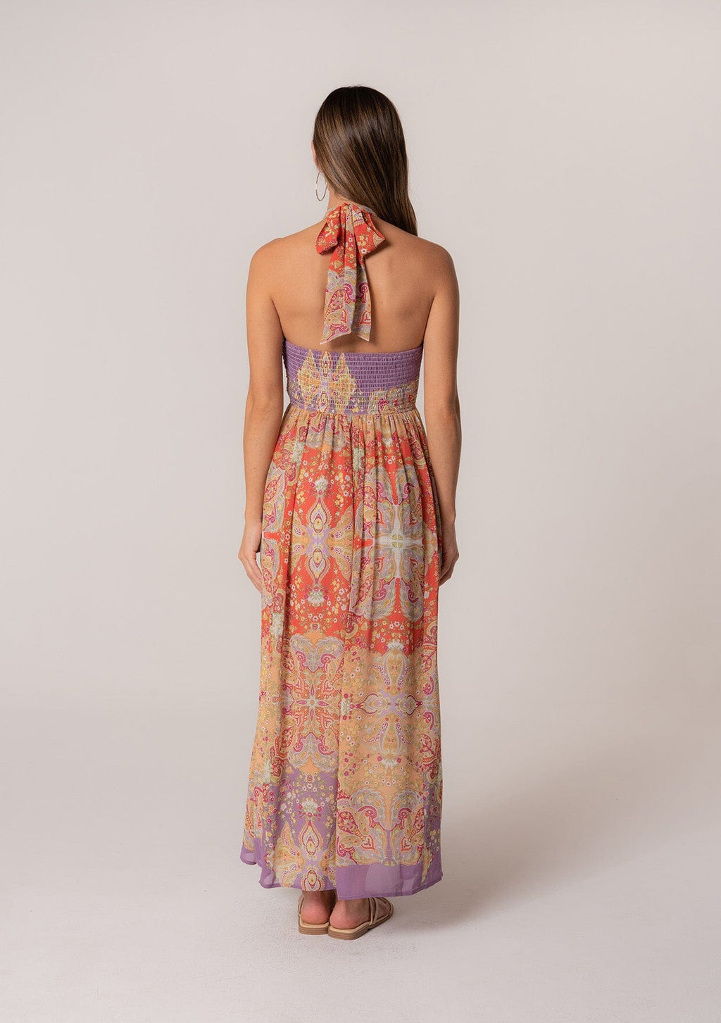 Livna Halter Maxi Dress