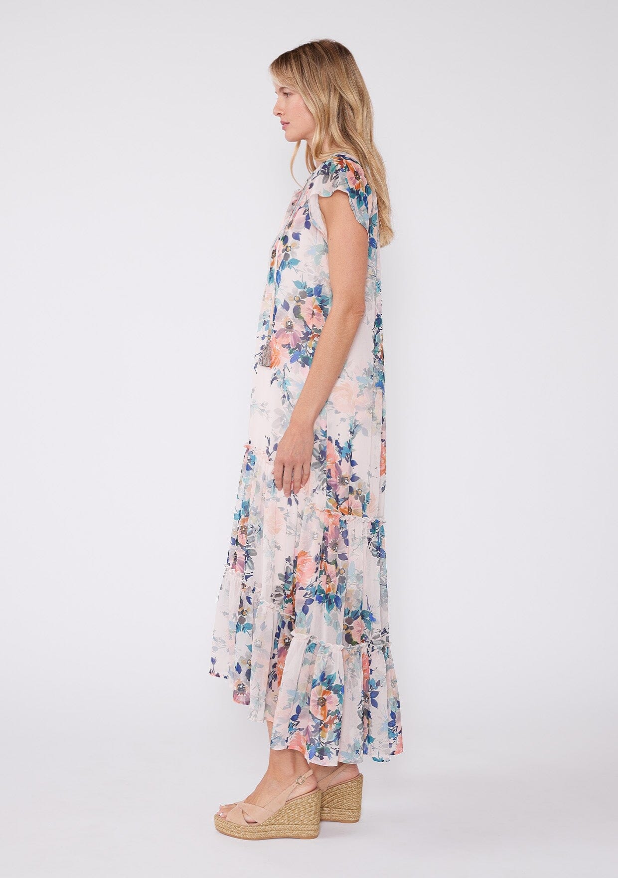 Love Language Floral Maxi Dress