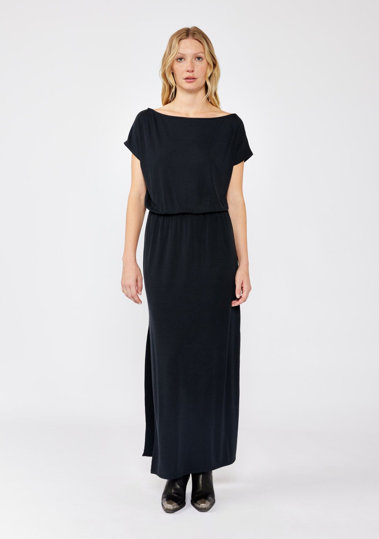 Dusk Haven Off Shoulder Maxi Dress