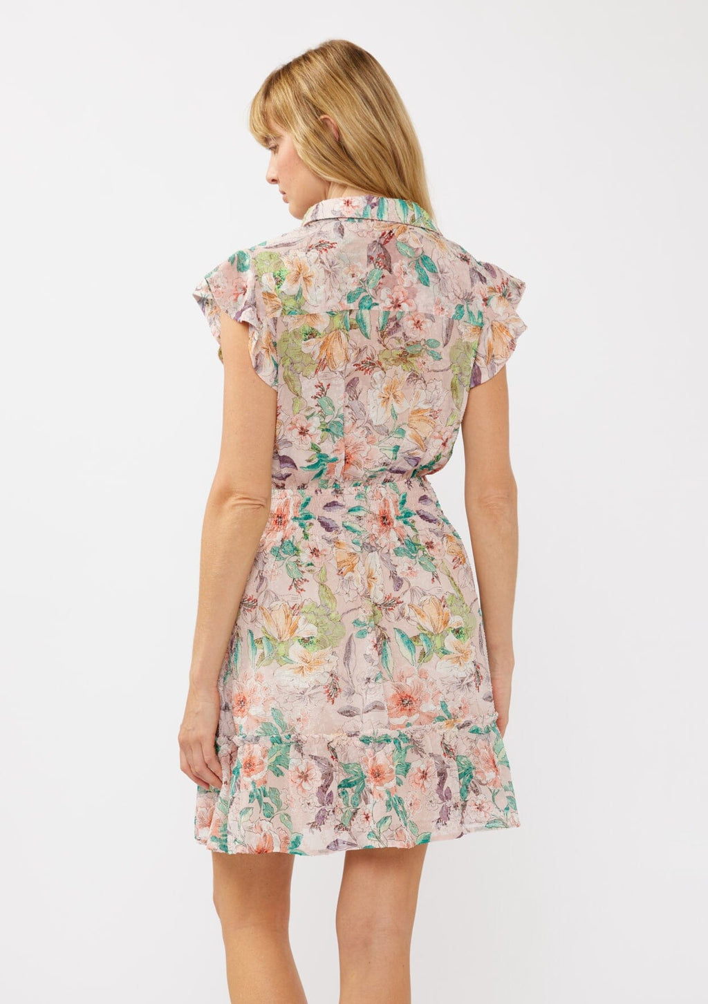 Floral Dust Mini Dress