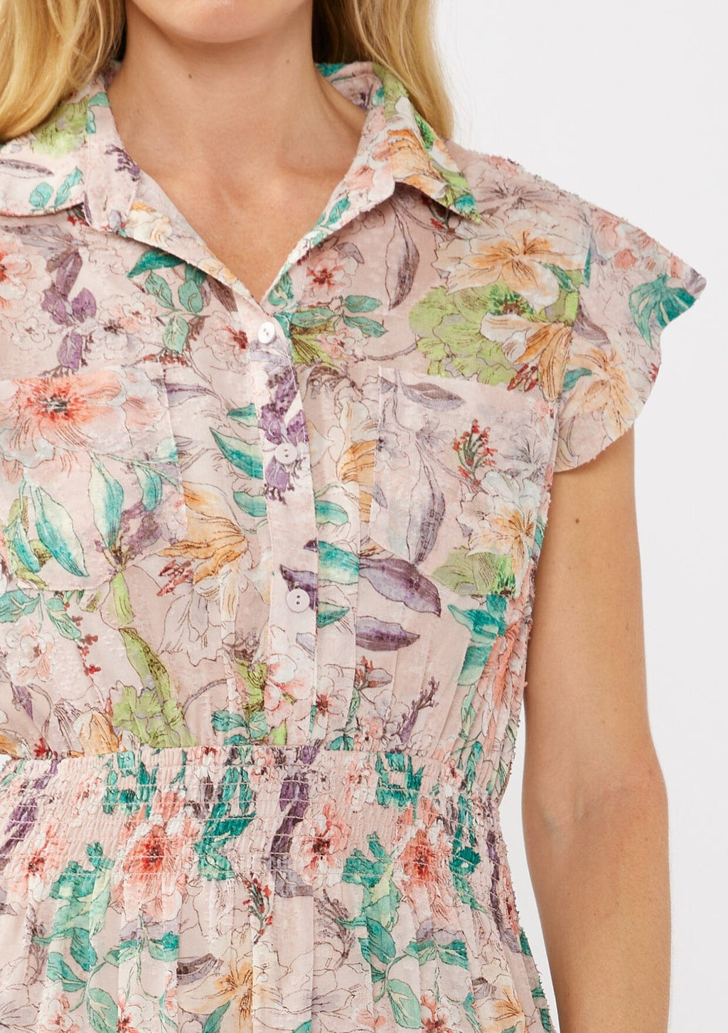 Floral Dust Mini Dress