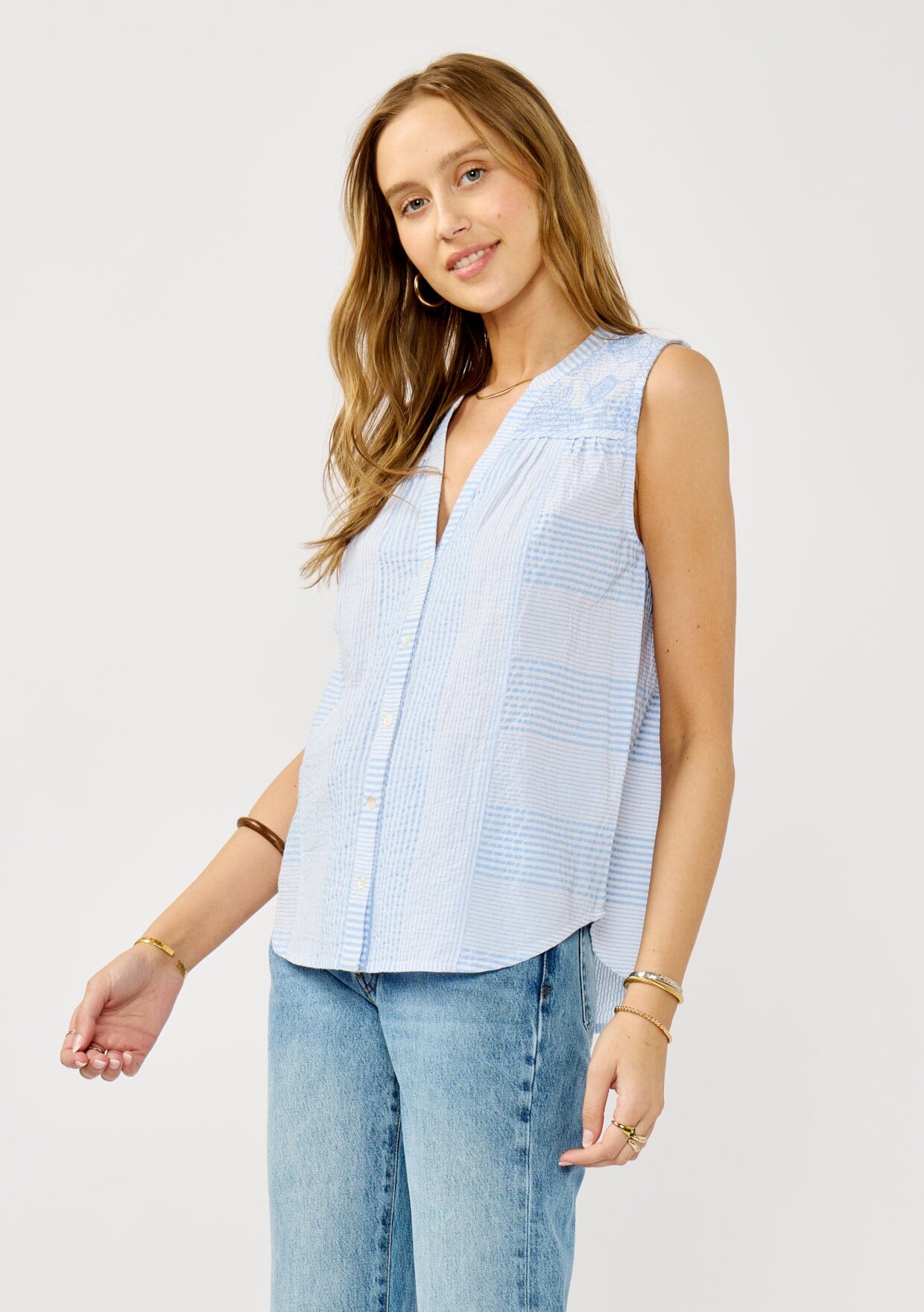 Anika Striped Tank Top