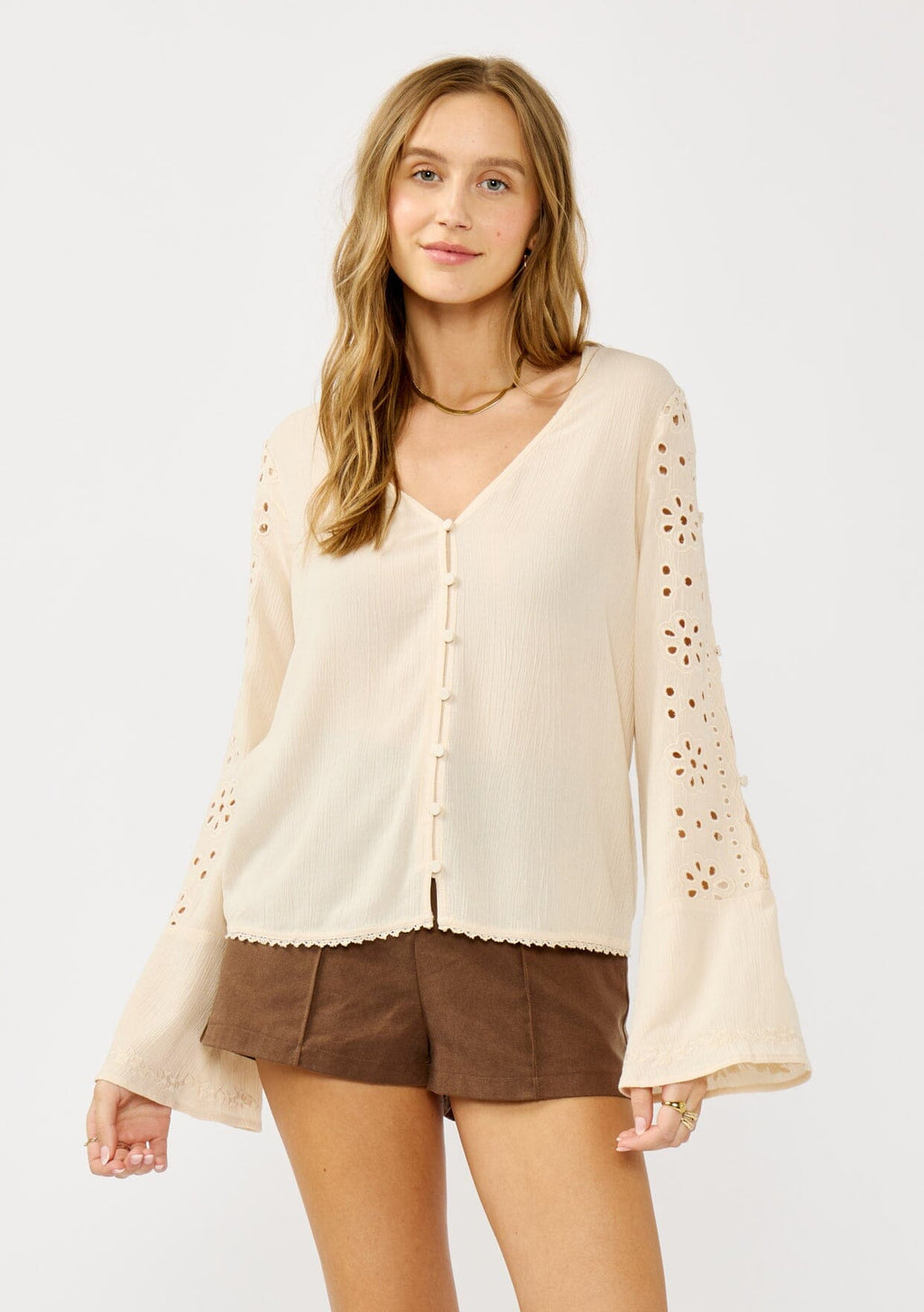 Ellie Bell Sleeve Blouse