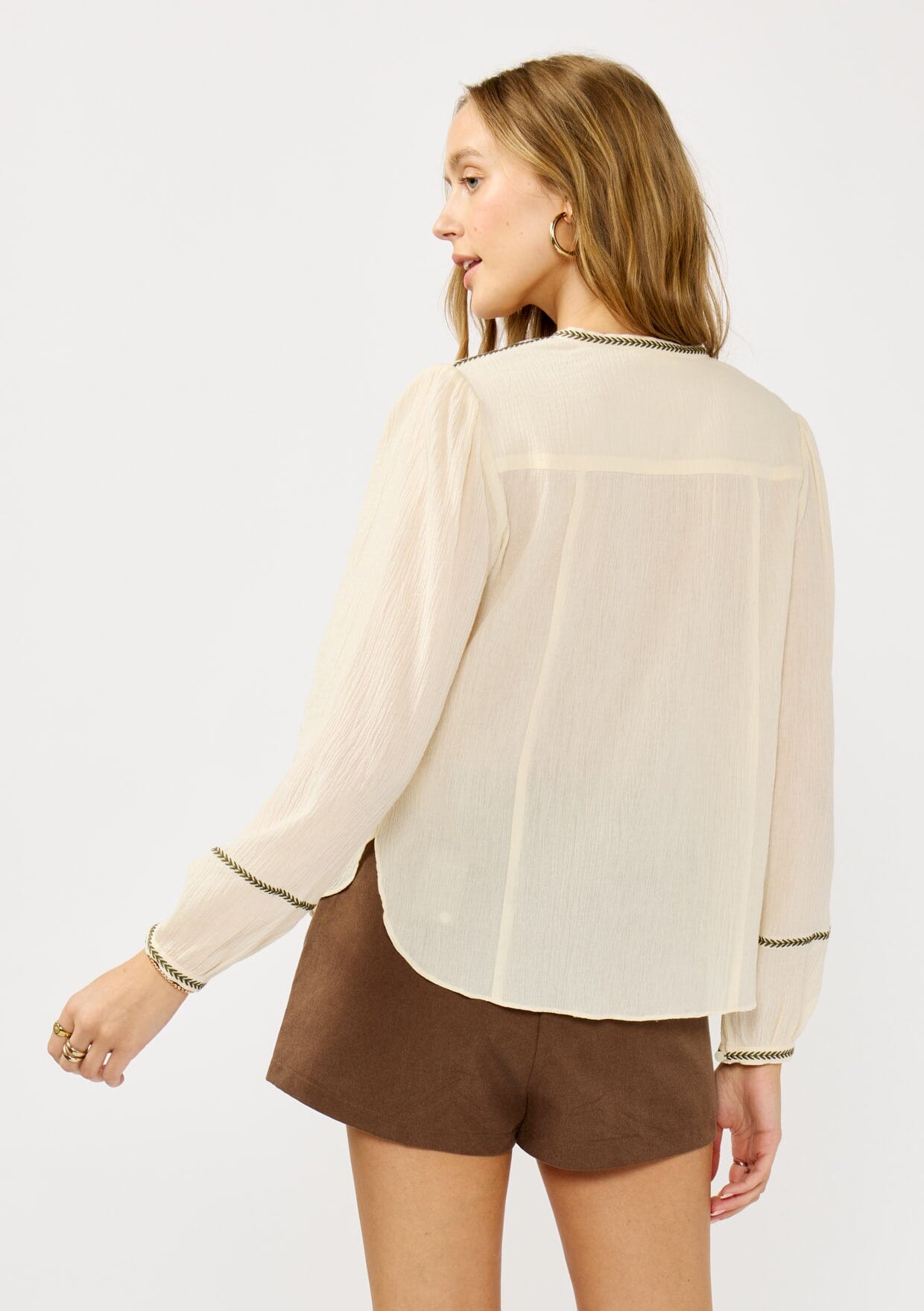 Sevina Embroidered Blouse