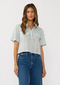 Lilith Eyelet Top