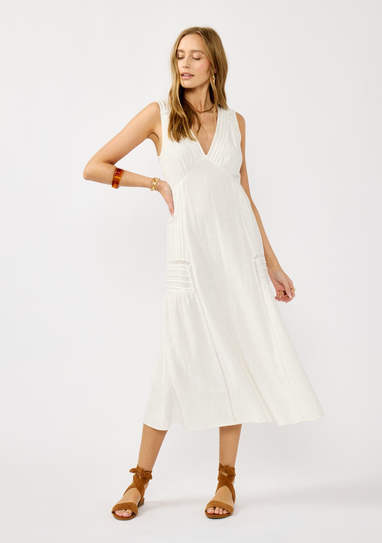 Ester Lace Midi Dress