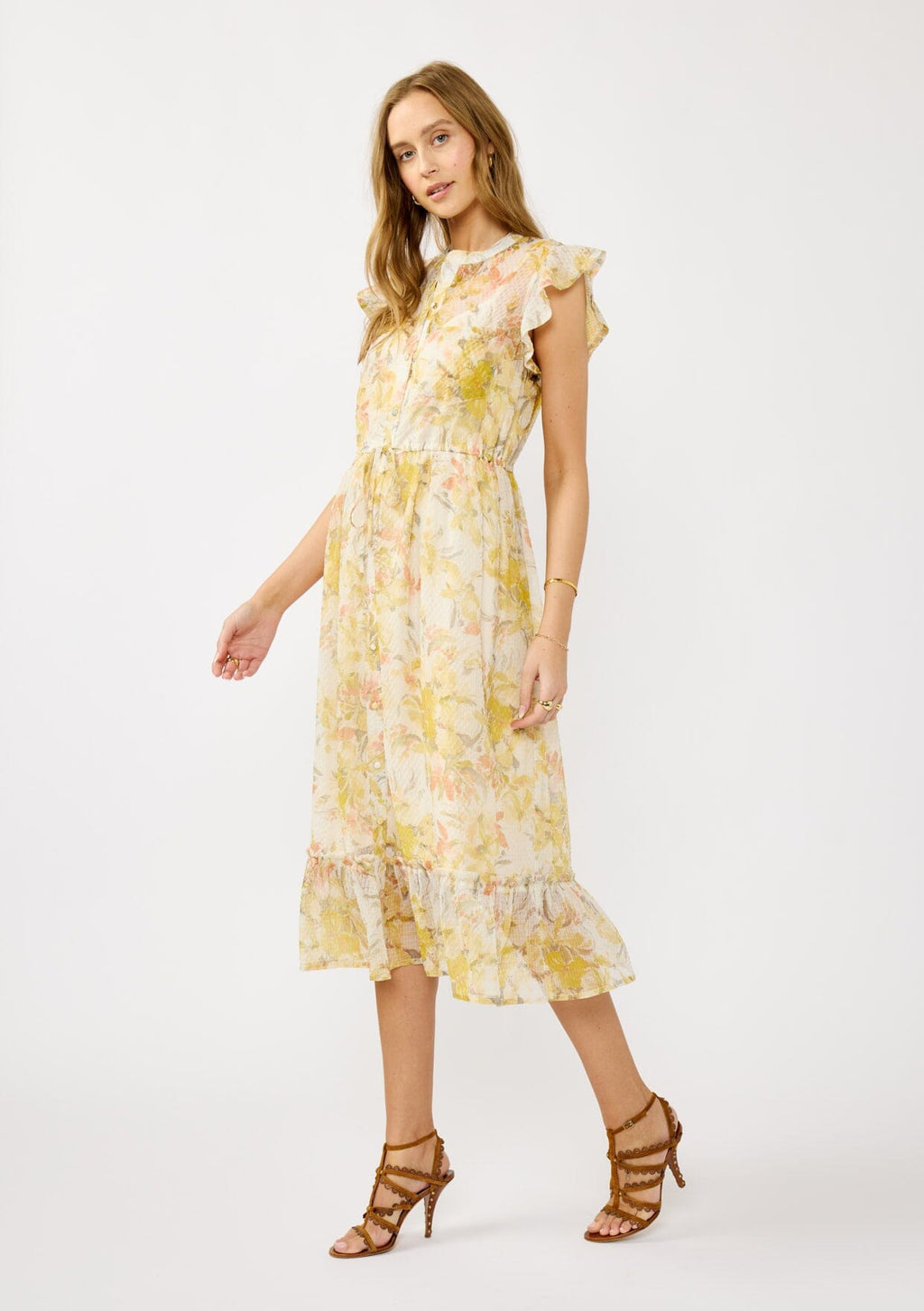 Estelle Floral Midi Dress
