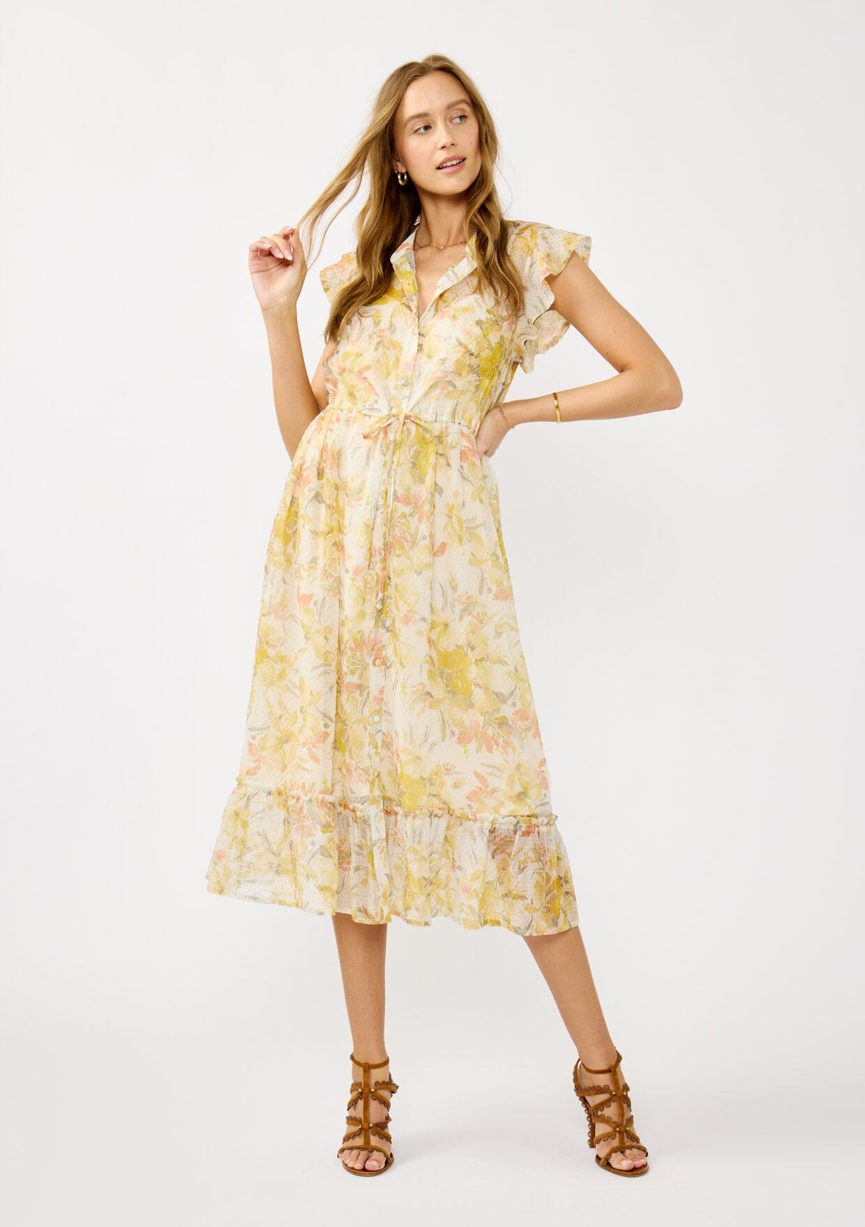 Estelle Floral Midi Dress