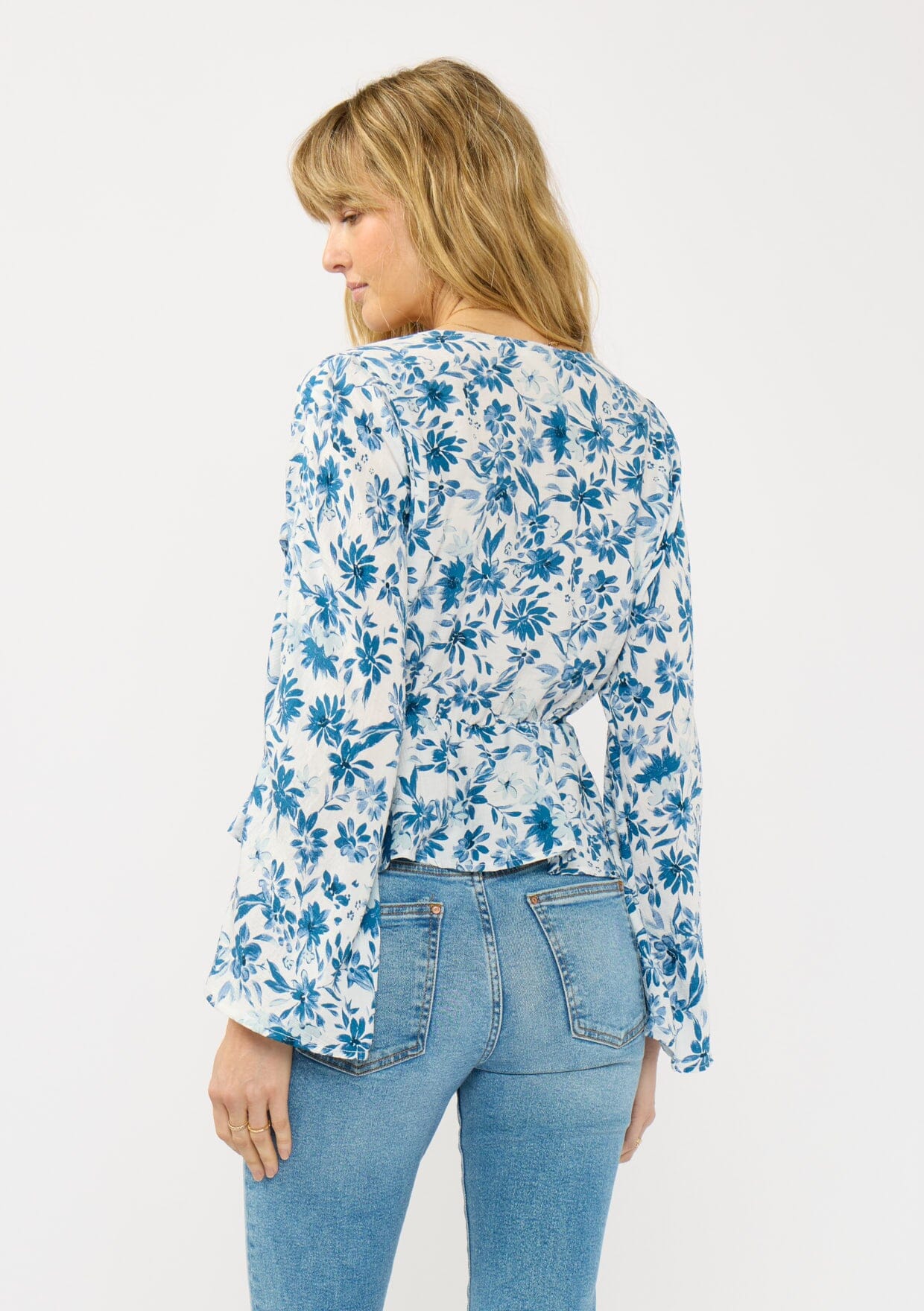 Leanne Tie Front Blouse