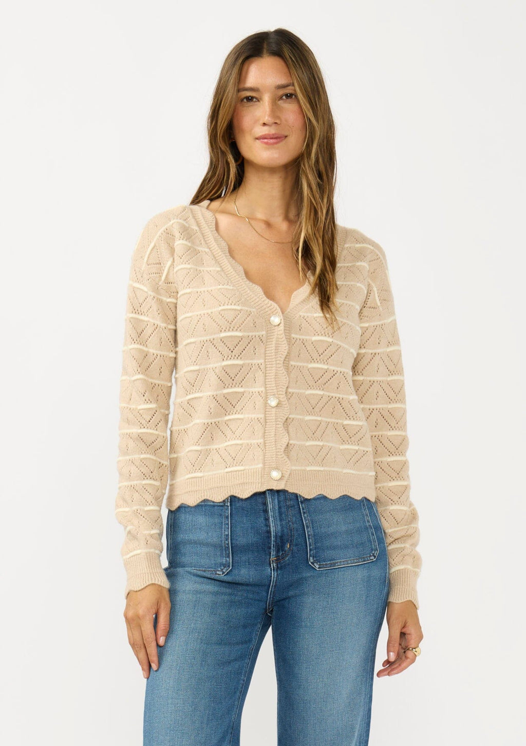 Tawny Striped Cardigan