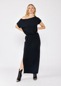 Dusk Haven Off Shoulder Maxi Dress