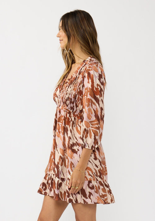 Amber Stroke Mini Dress