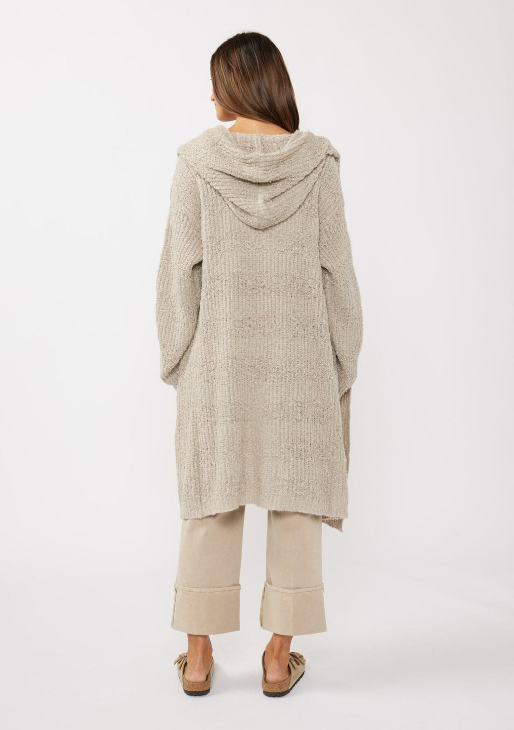 Lina Space Dye Hooded Cardigan