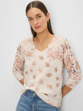 Placed Paisley Supersoft Sweater
