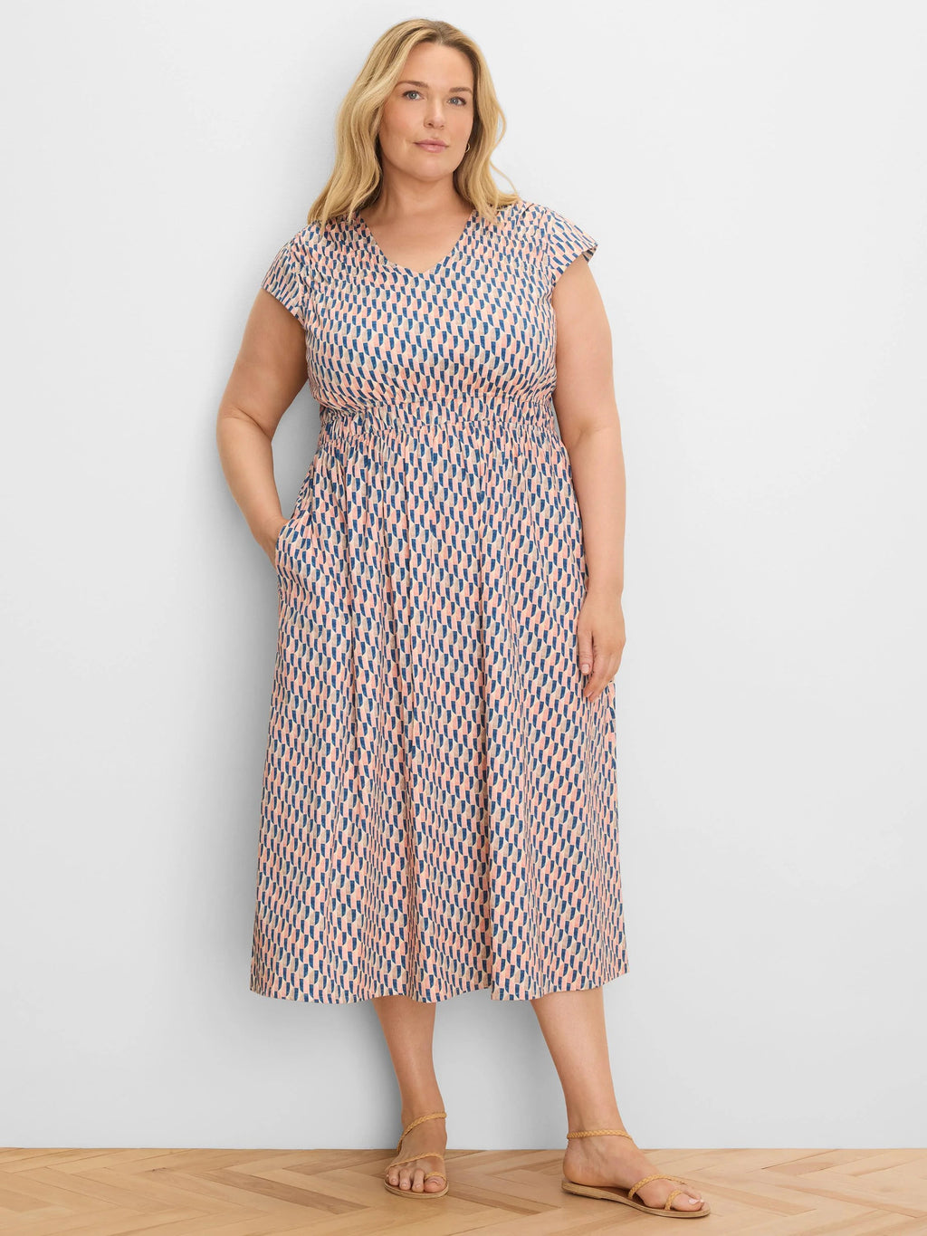Sideways Dierdre Cap Sleeve Dress