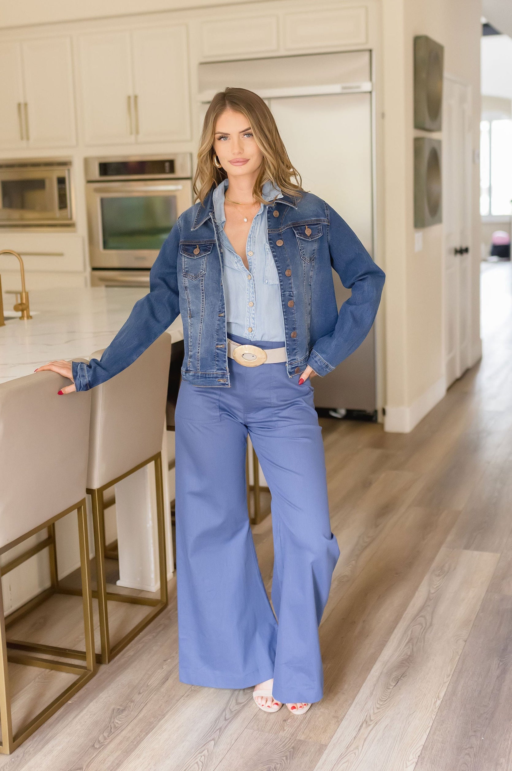 Deanna Denim Jacket Dark Wash