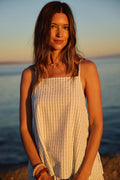 Martina Plaid Tank