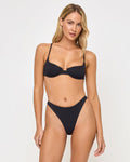 Belle Bikini Top - Black