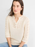 Crochet Mesh Sweater