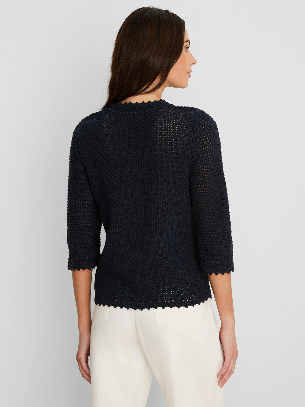 Crochet Mesh Sweater