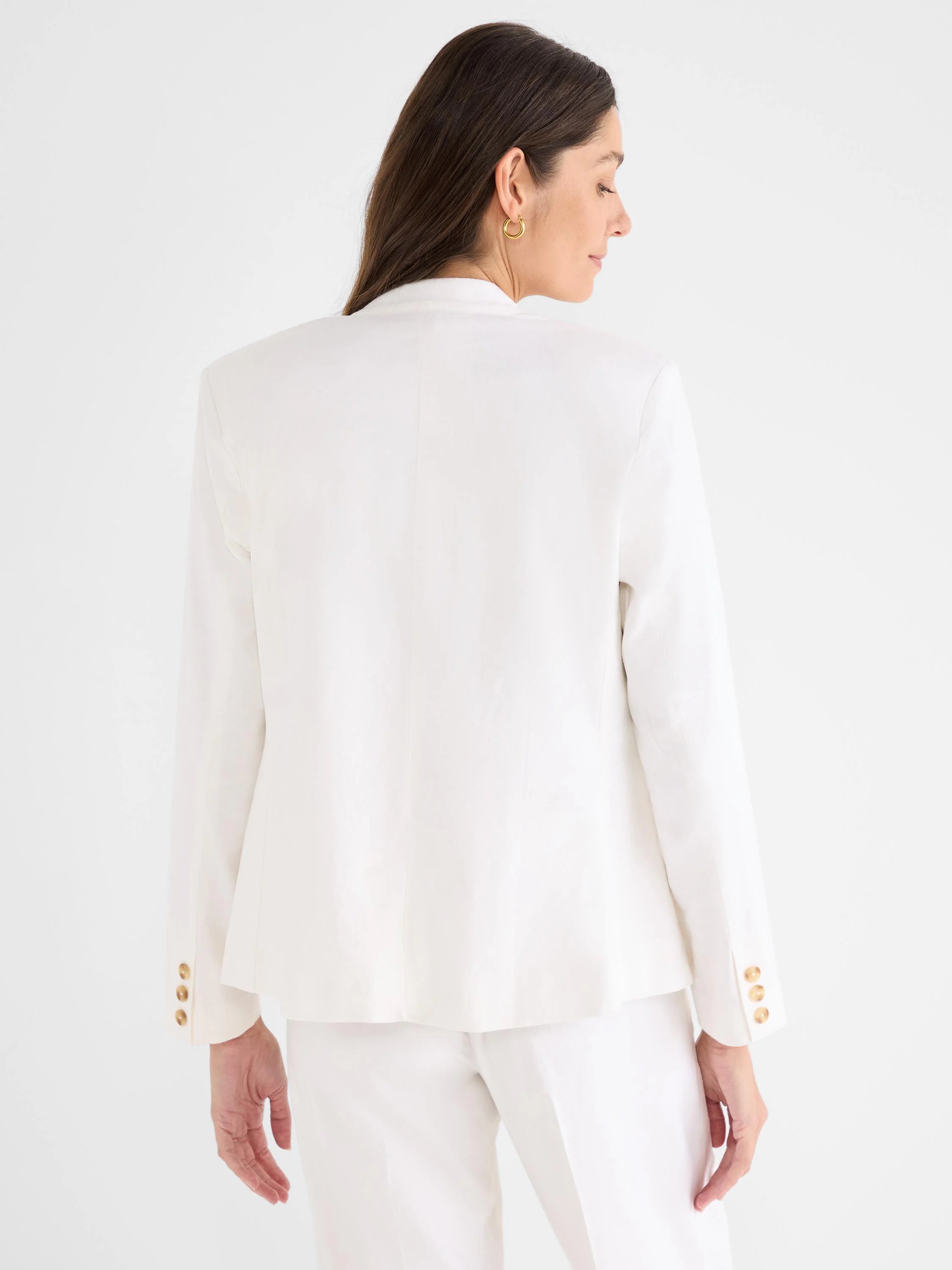 Stretch Linen Eva Blazer