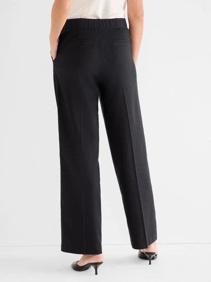Lenox Wide Leg Stretch Linen Pant
