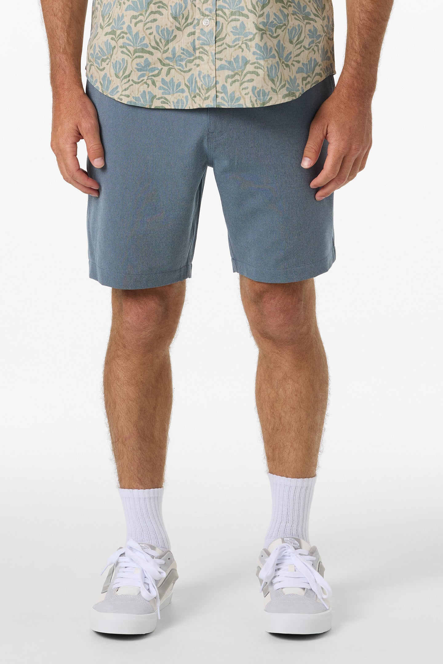 Reserve Light Check Elastic Waist 18" Hybrid Shorts