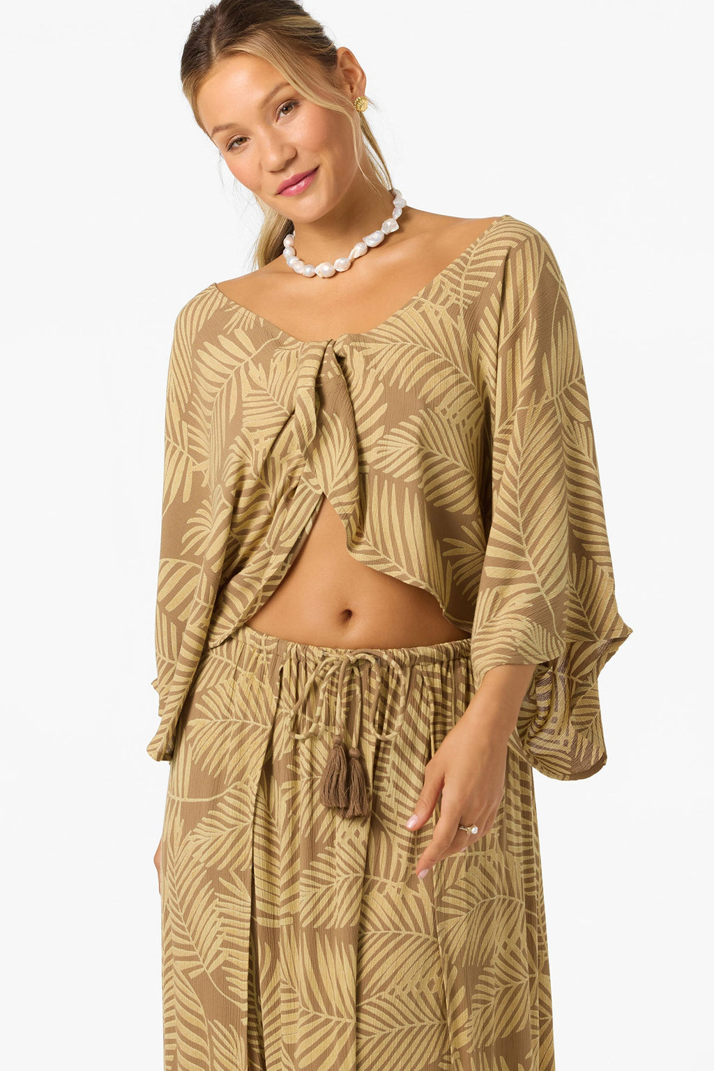 Anna Printed Reversible Cover-Up Top