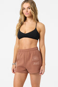 Chore Break Scallop Fleece Lounge Shorts
