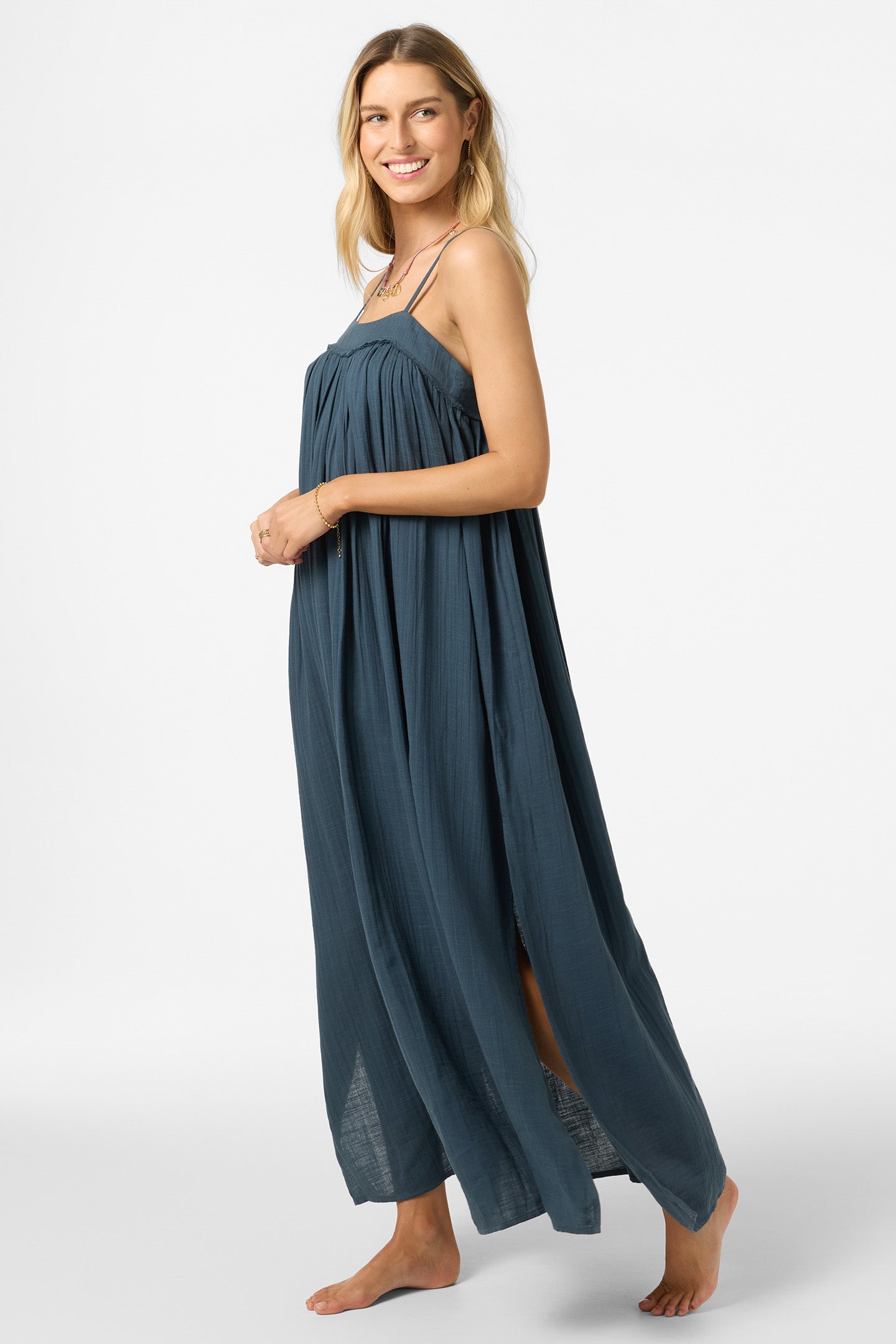 Saltwater Solids Sai Maxi Cover-Up Dress