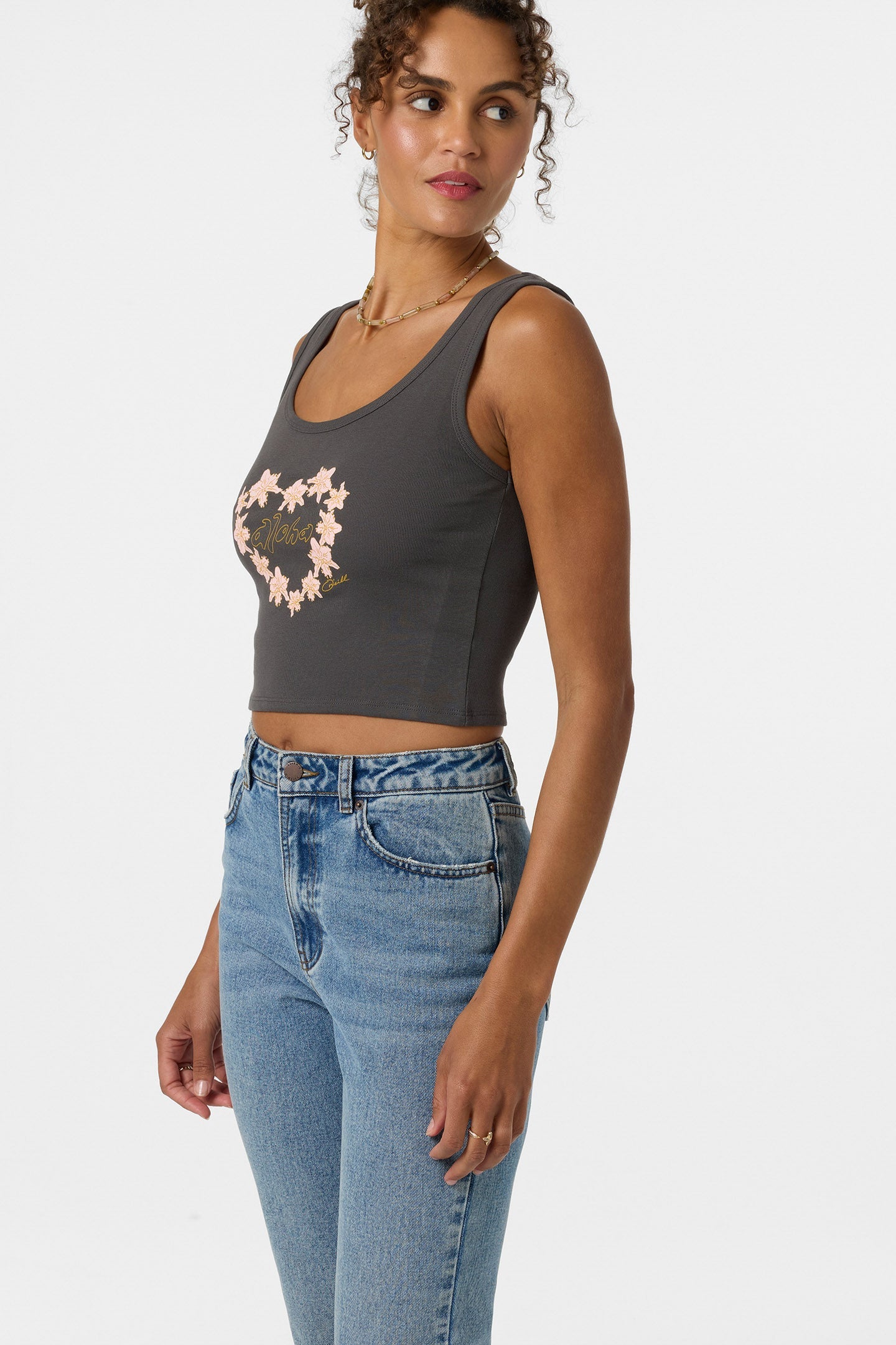 Leah Hawaii Scoopneck Tank