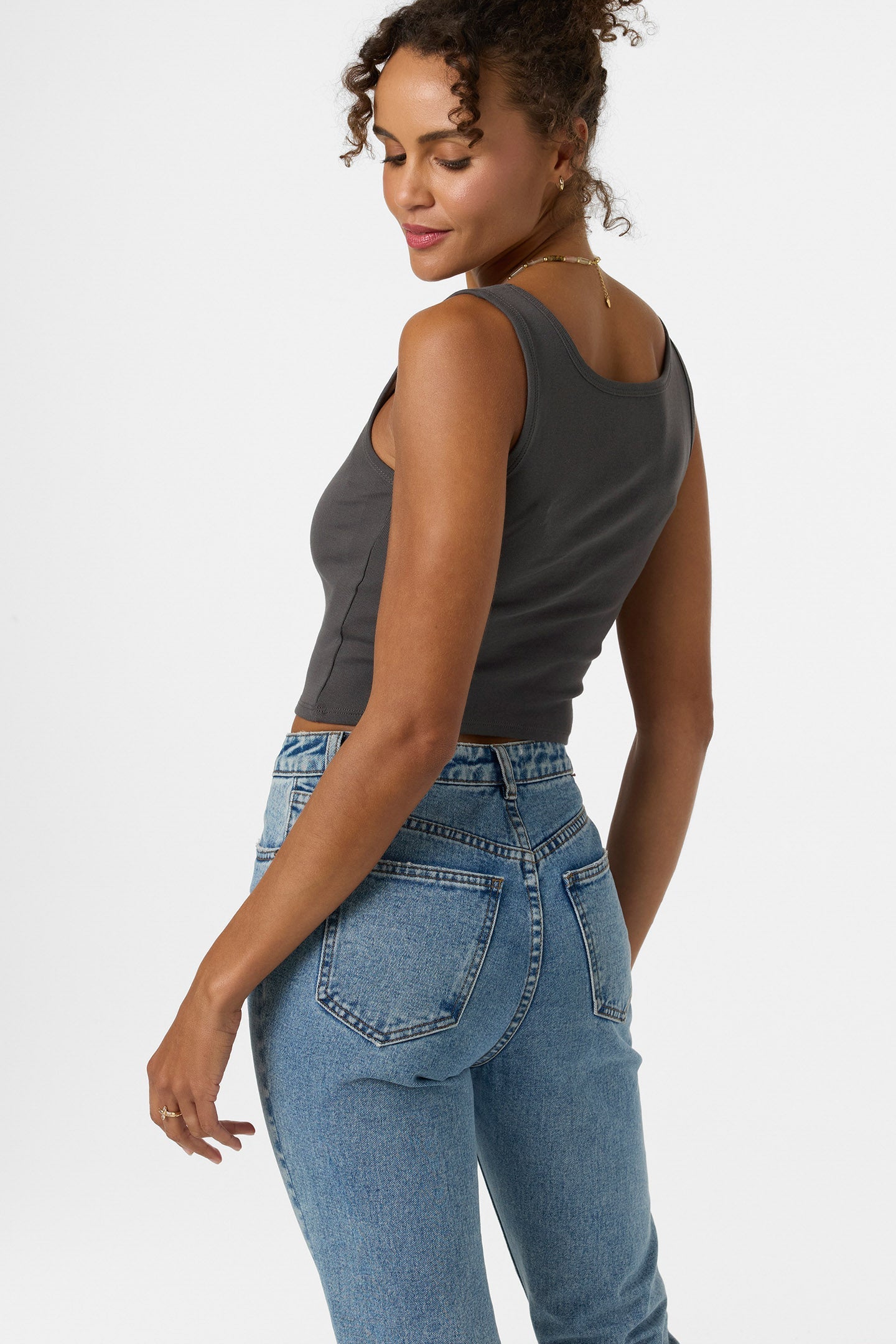 Leah Hawaii Scoopneck Tank