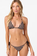 Sand Dollar Stripe Venice Triangle Top