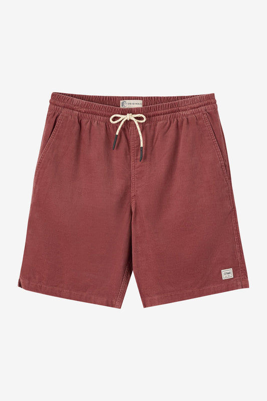 O'Riginals Cord Elastic Waist 18" Shorts